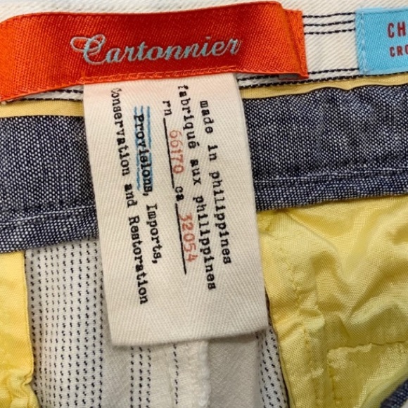 Anthropologie Ankle Flare Pants. Linen-Cotton Blend. - Picture 5 of 11